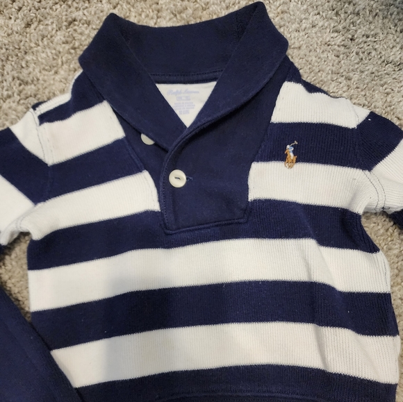 Ralph Lauren matching sweater & pants set. Size: 9 Month - Picture 2 of 4